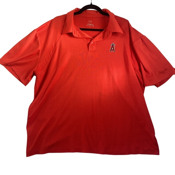 GENUINE MLB MERCHANDISE Other - ANAHEIM ANGELS MLB BASEBALL GOLF POLO T-Shirt 2XL Dri Fit